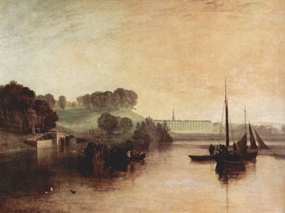 Petworth Sussex, Residence of the Earl of Egremont, Dewy Morning by Joseph Mallord William Turner